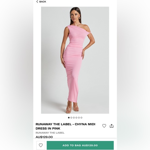 SHOWPO PINK DRESS - Picture 1 of 1